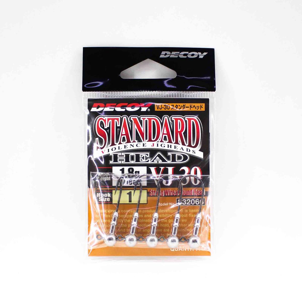 Decoy VJ-30 Jig Head Violence Standard Hook Size 1 , 1/16 oz (2066)