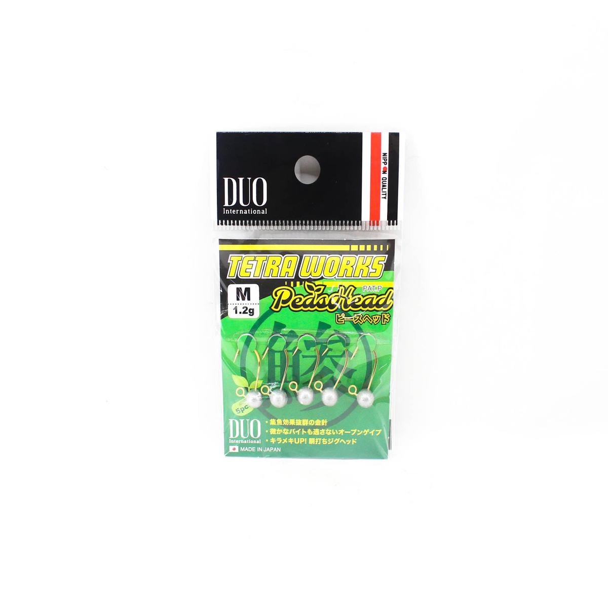 Duo Tetra Works Pea Head 1.2 grams Size M, 5/pack 1.2g (6441)