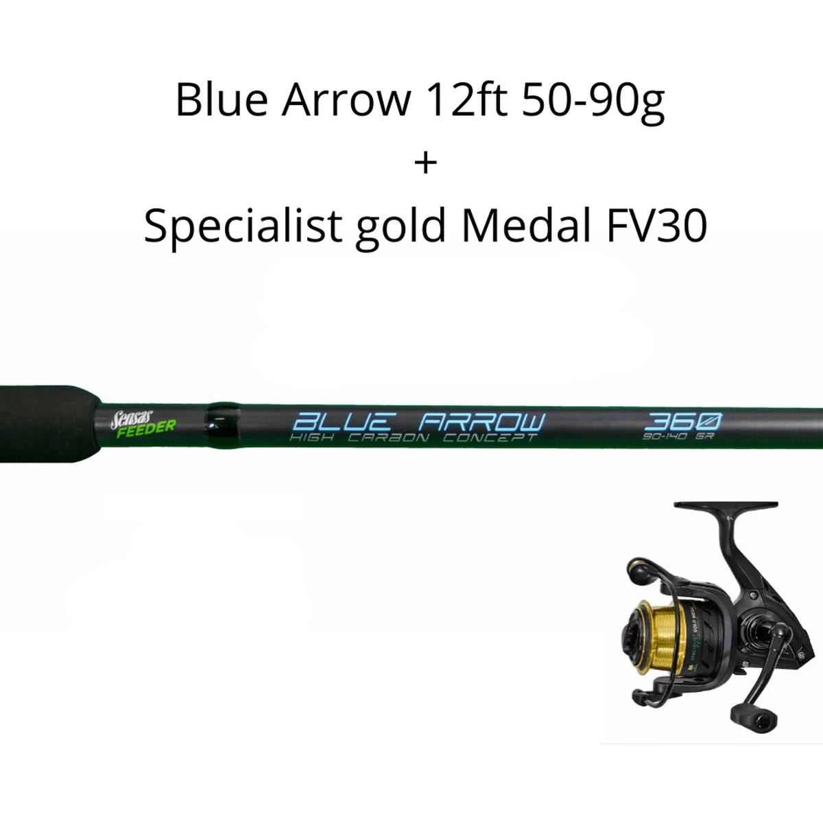 SENSAS BLUE ARROW 12ft Medium+ SPECIALIST GOLD MEDAL FV 30
