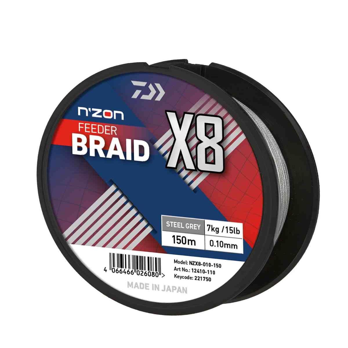 Daiwa N'Zon X8 Braid 150m