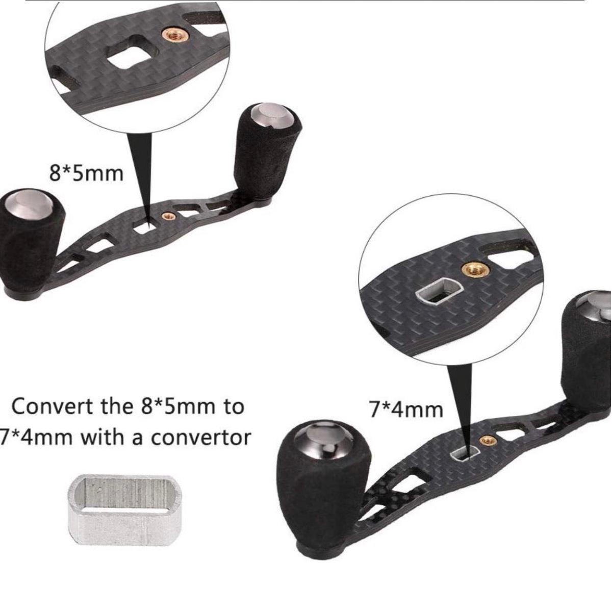 Hi-Speed Bearings Handle converter shim from Daiwa to Shimano