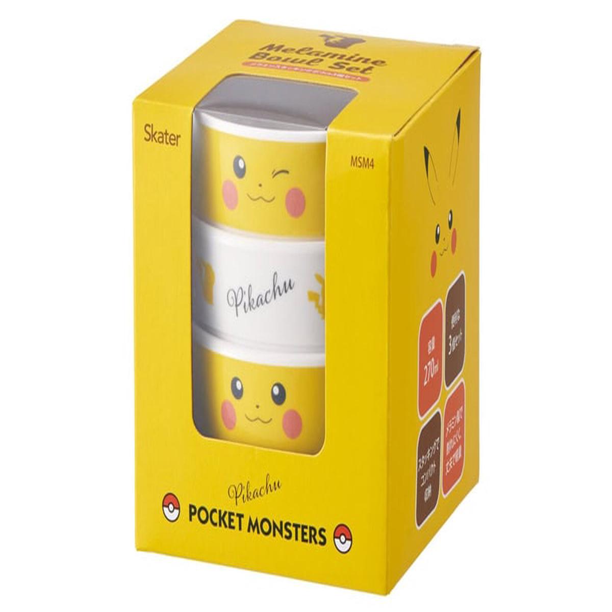 Skater Pikachu Melamine Bowl Set