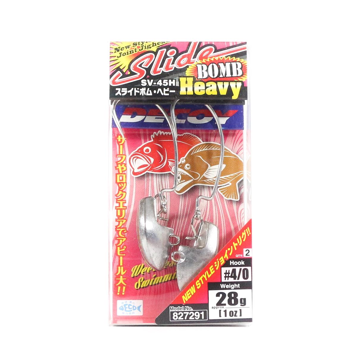 Decoy SV-45H Jig Head Slide Bomb Heavy Hook Size 4/0 , 28 grams (7291)