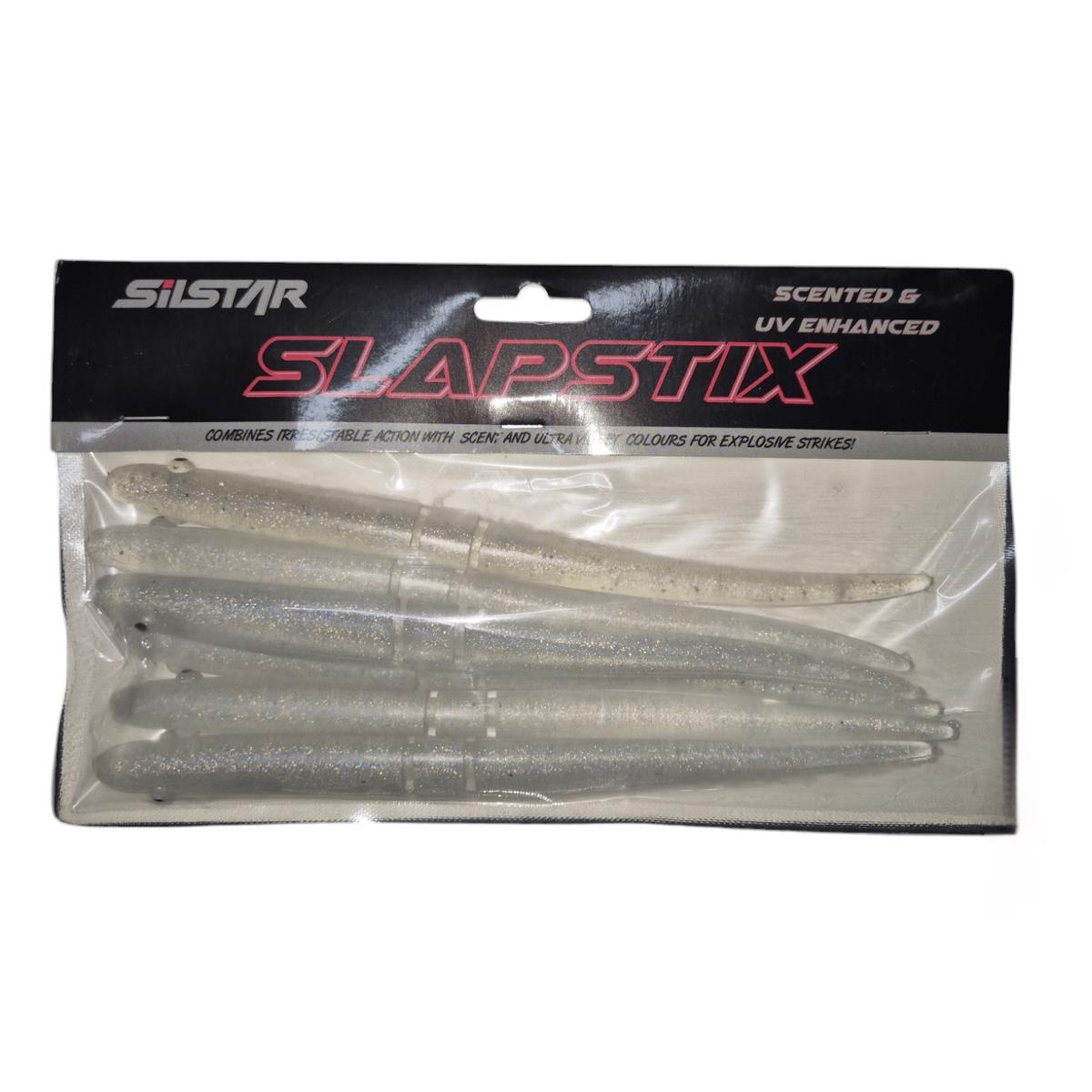 Silstar Slapstix Crystal 9 Inch 6pk Soft Plastics