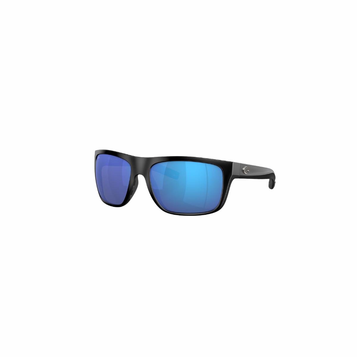 Costa Broadbill Matte Black/Blue Mirrored Sunglasses 580G