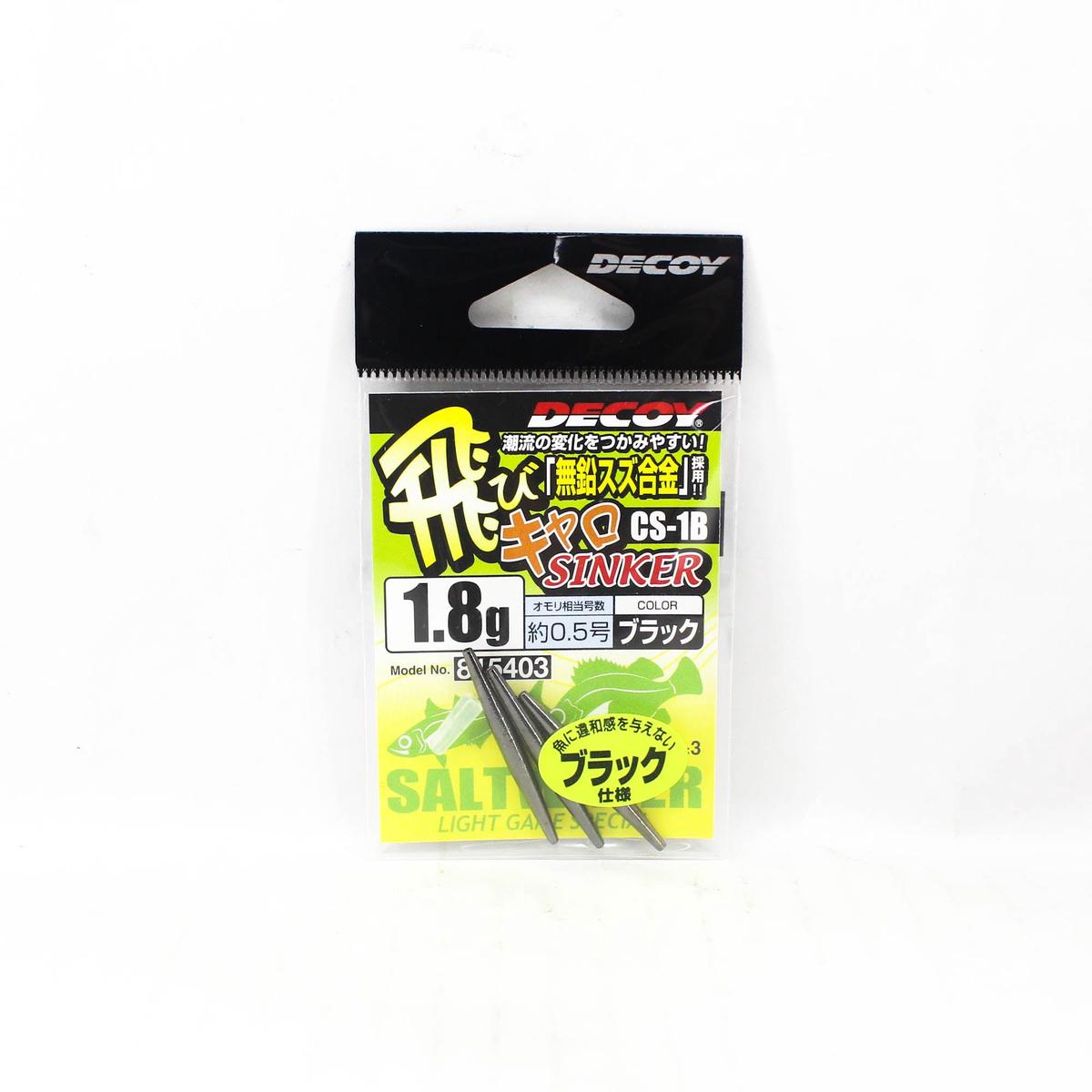 Decoy CS-1B Tobicalo Sinker Black Size 1.8 (5403)