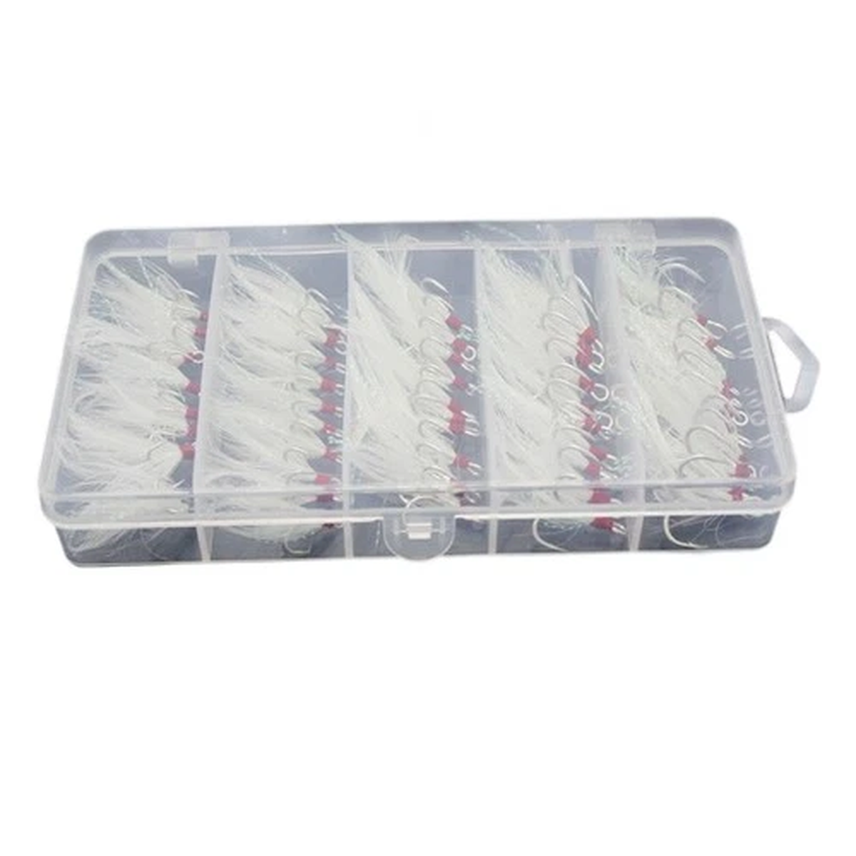 Feathered Hook Strong Pull Baits Fishing Hook with Feather Fishing Tackle