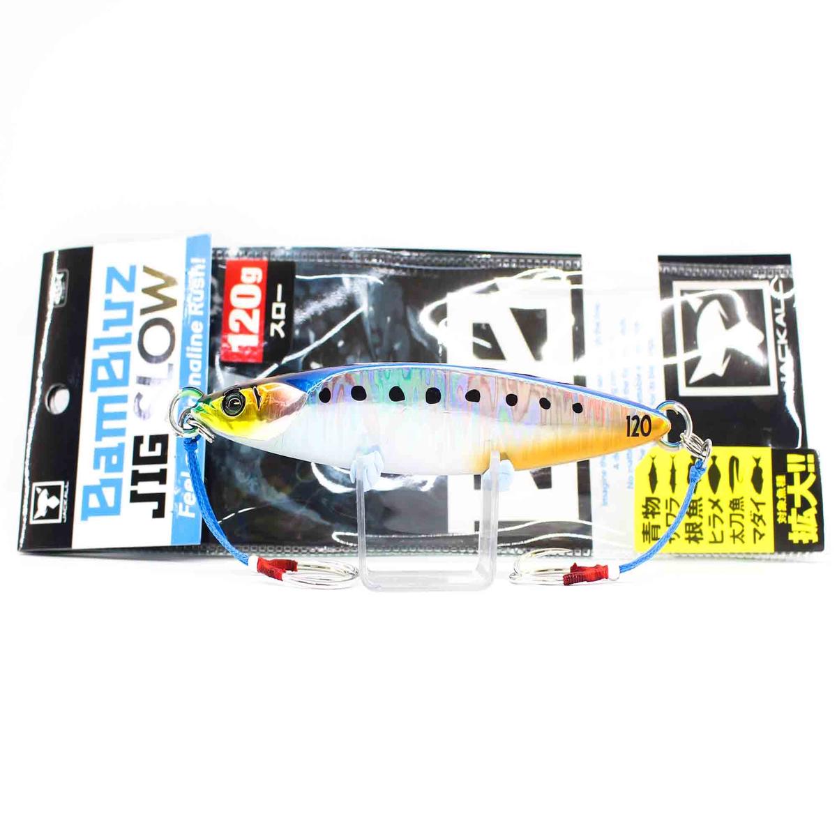 Jackall Metal Jig Bambluz Slow 120 grams Iwashi Magma Wave HL (8091)