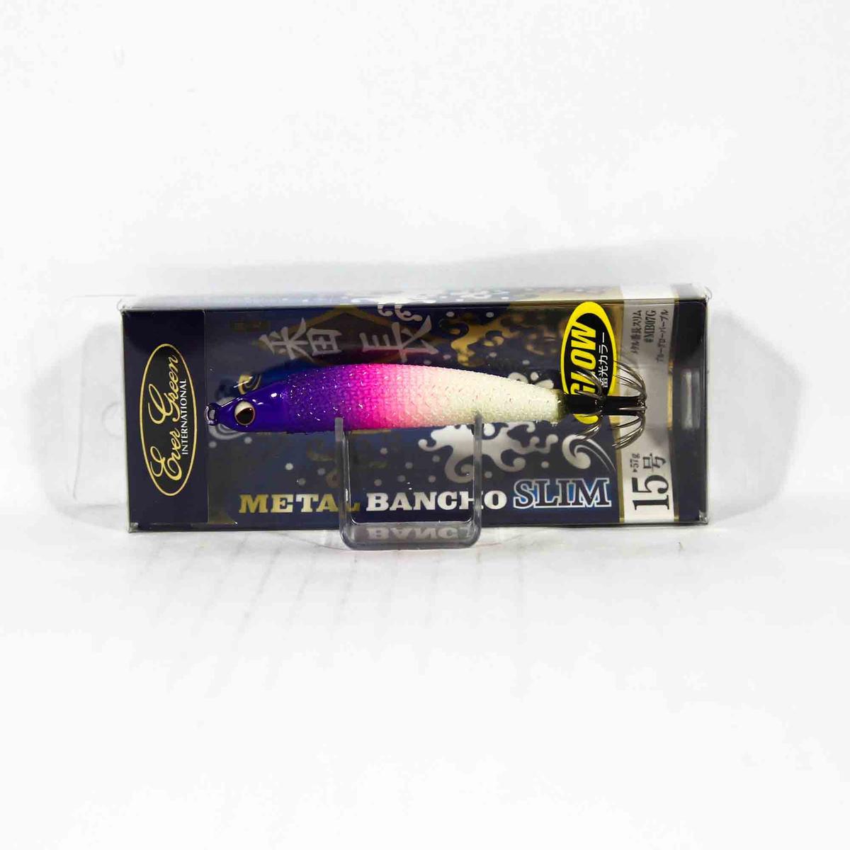 Evergreen Egi Metal Bancho Slim Squid Jig #15 57 grams 95 mm MB07G (3442)