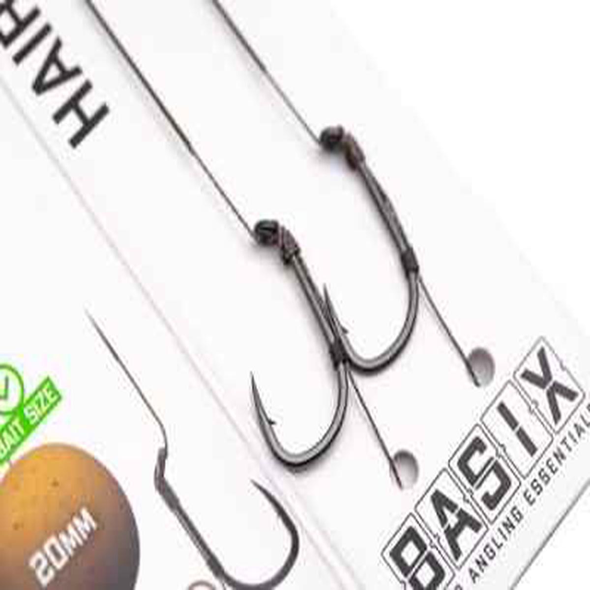 Korda Basix Hair Rigs Wide Gape Barbed