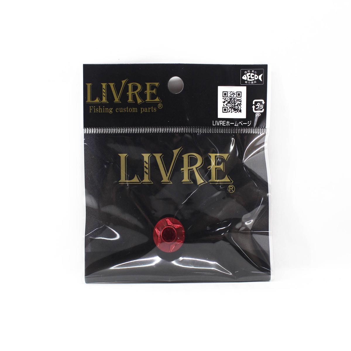 Livre Repair Parts 9827 SNUT-SL-RE Handle Nut Shimano Left Red (3716)