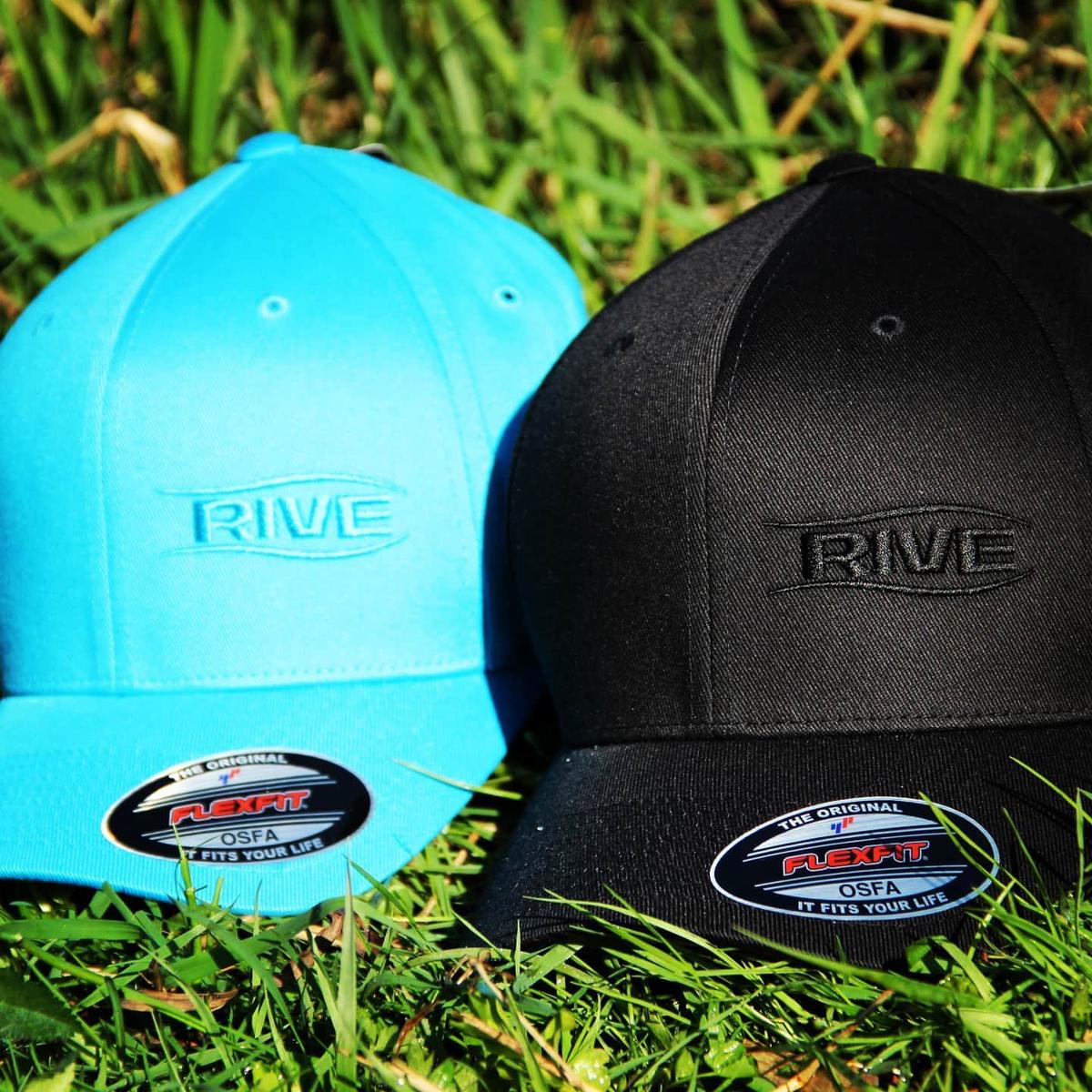 Rive Flexfit Cap - Black Mesh - Size M/L