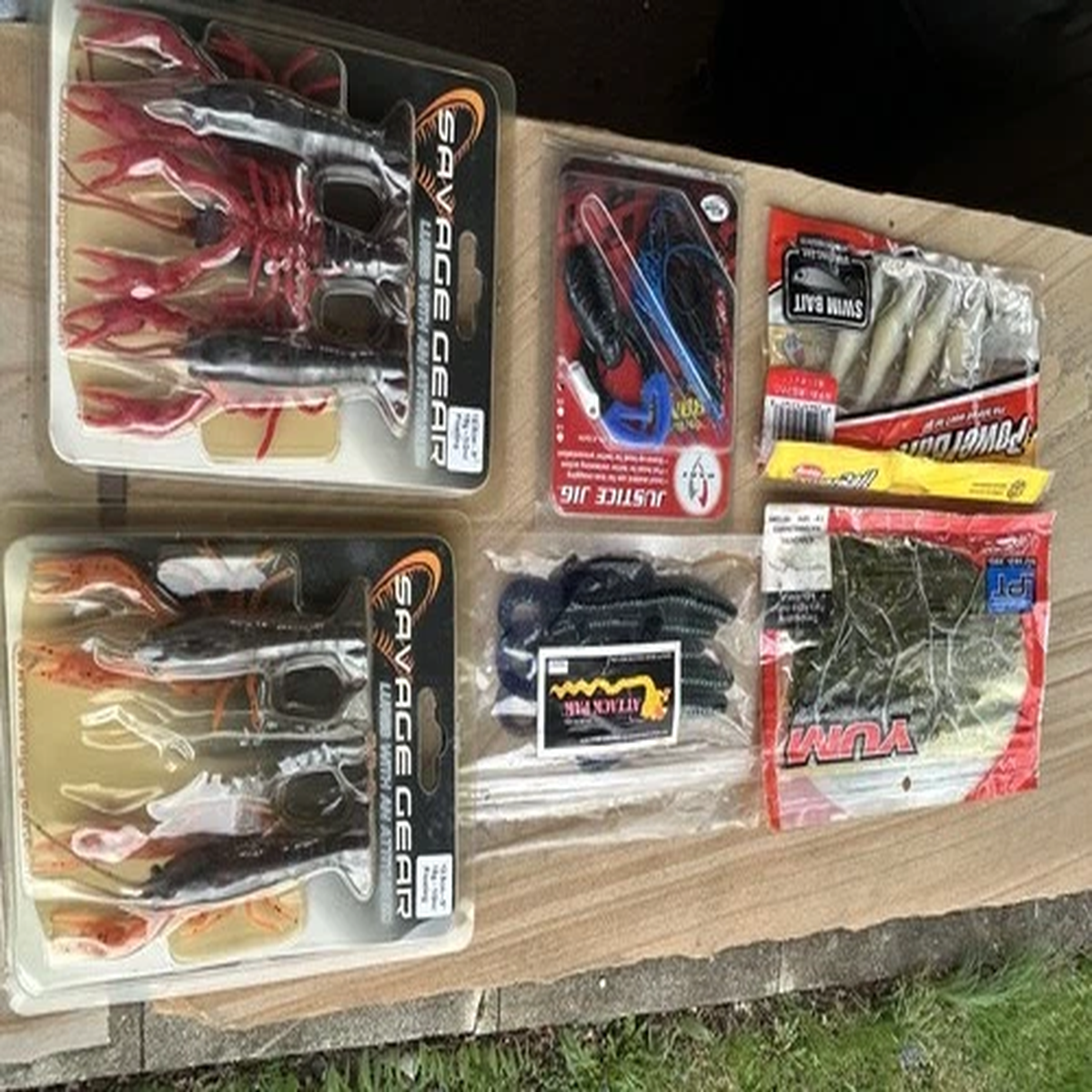 Savage Gear , Berkeley, Yum Hart , Attack Pak,Soft Plastic 6 Lot