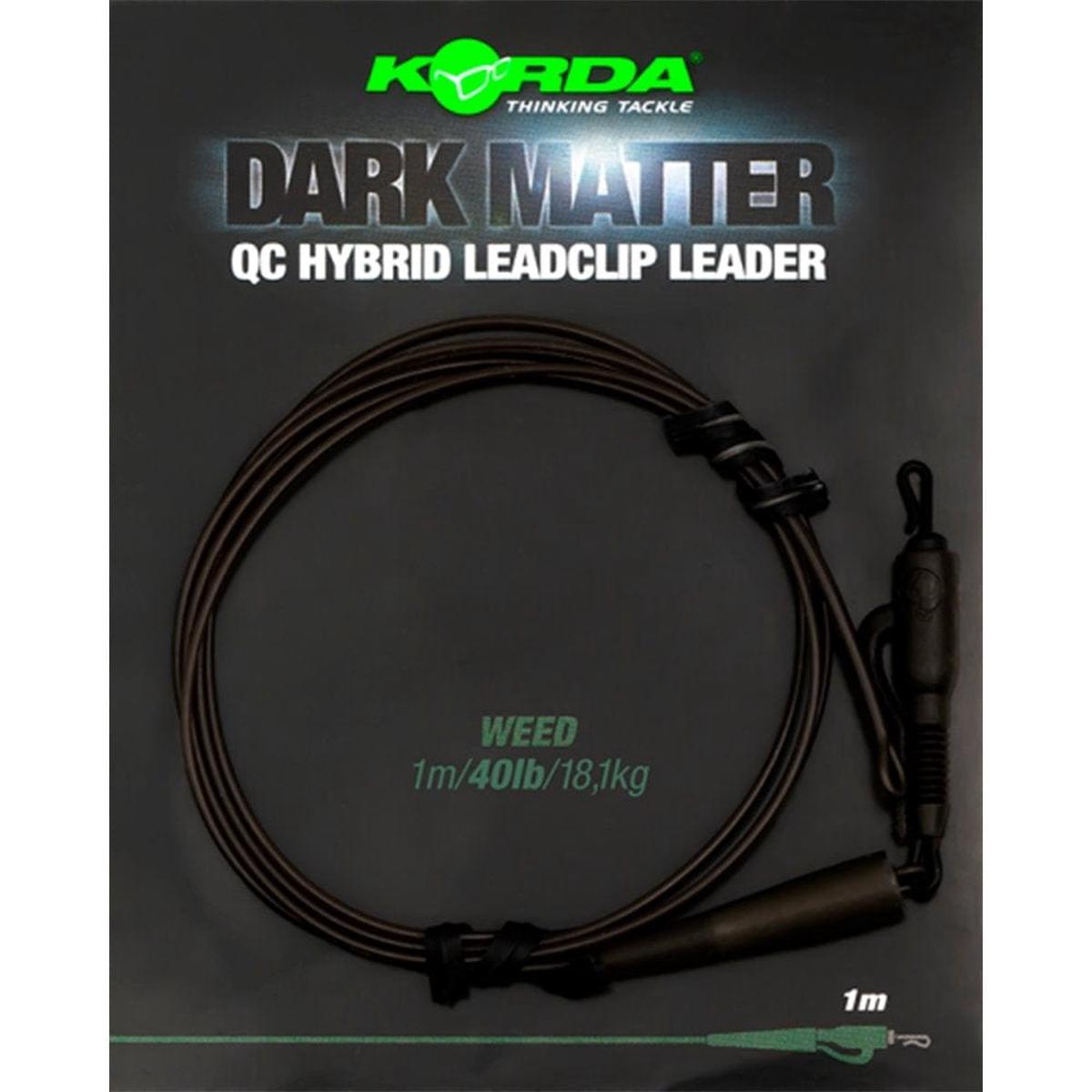Korda Dark Matter Leader 50cm QC Hybrid Clip