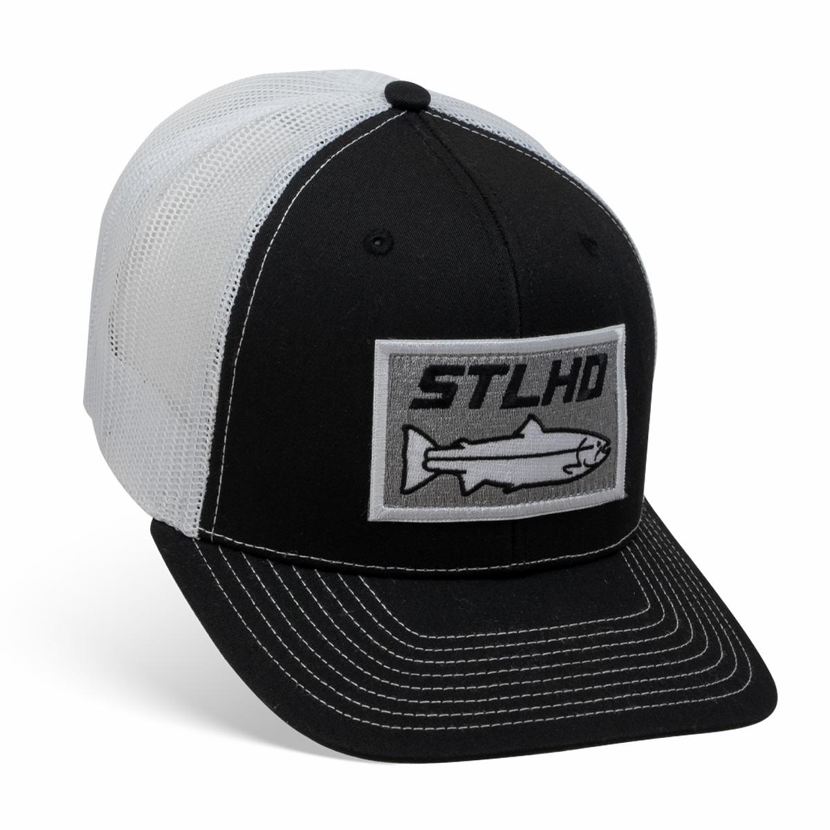 STLHD Winter Ice Black/White Trucker Snapback Hat