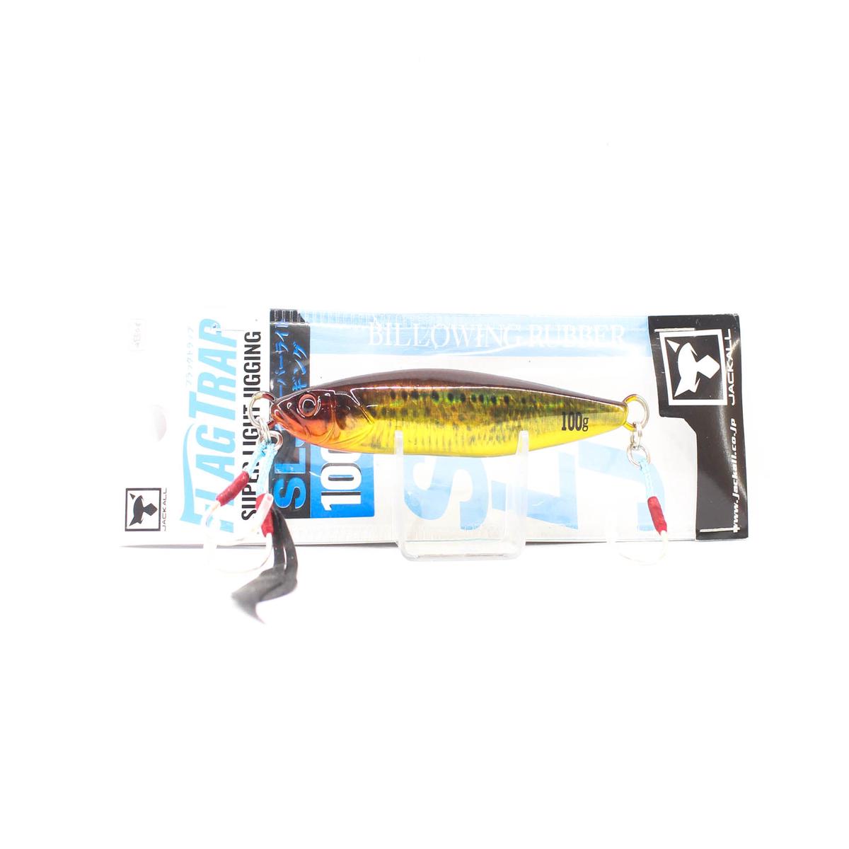 Jackall Metal Jig Flag Trap 100 grams Red Gold Iwashi (7916)