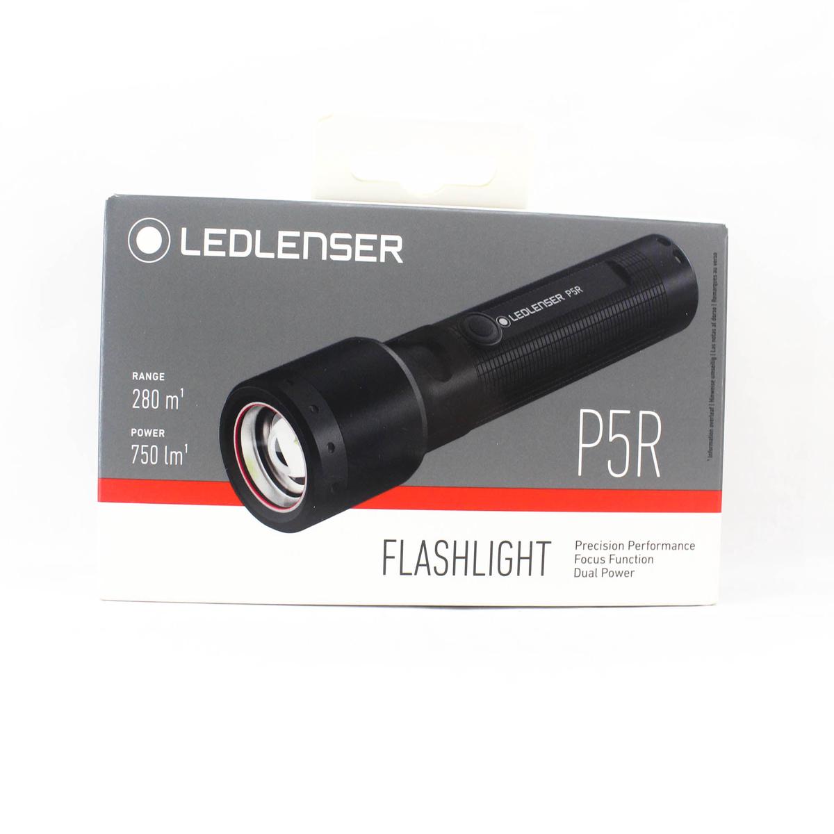 Ledlenser P5R Flashlight 750 Lumens 280m 99g Rechargable Black (7310)