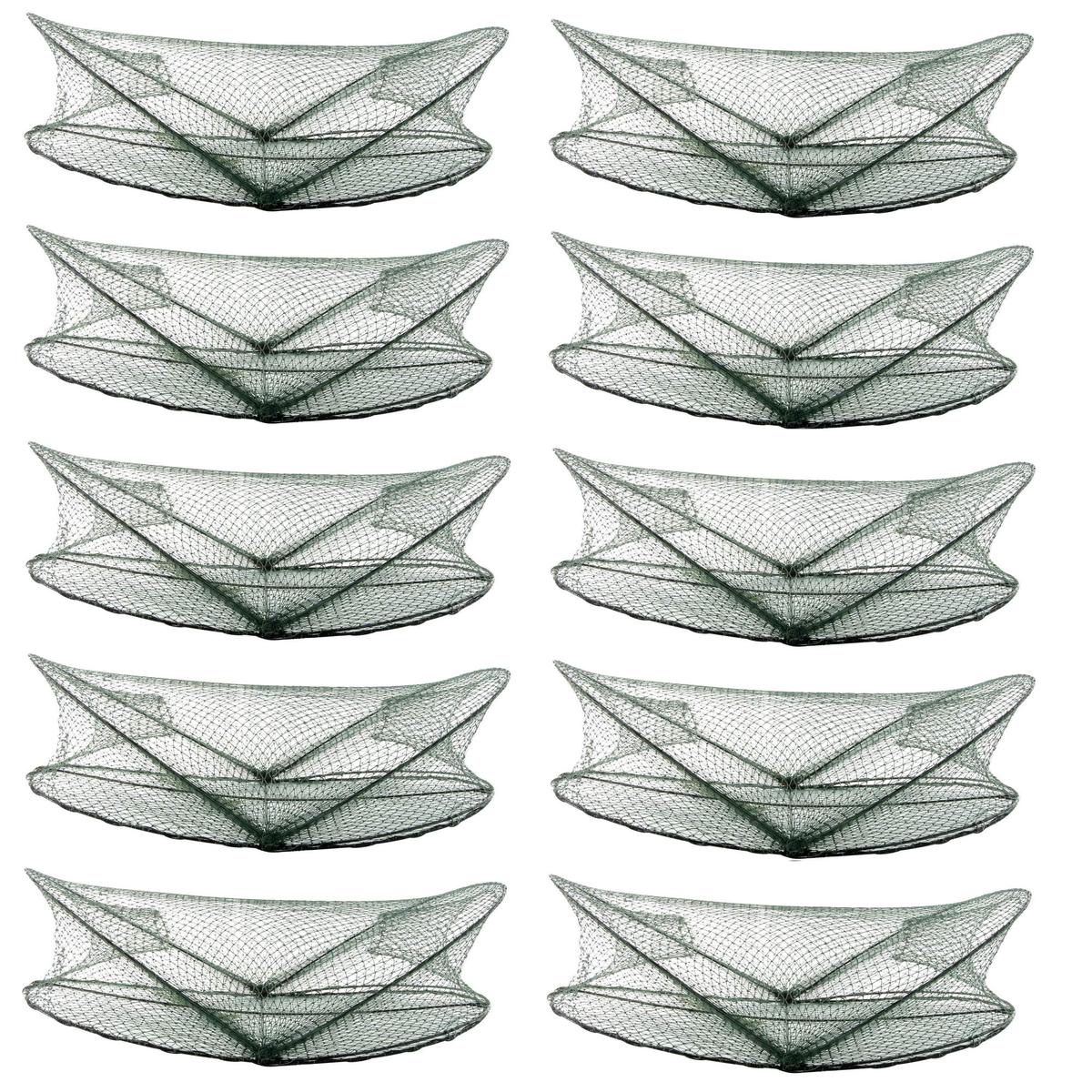 Net Factory Opera House Yabby Crayfish Trap Pot - 10 Pack