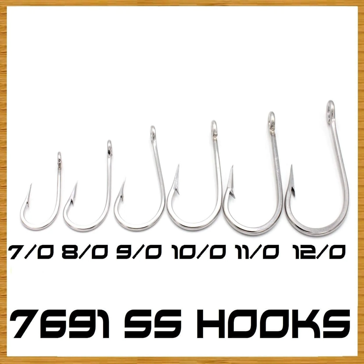 Tormenter 7691 Stainless Steel Hooks Extra Long Back