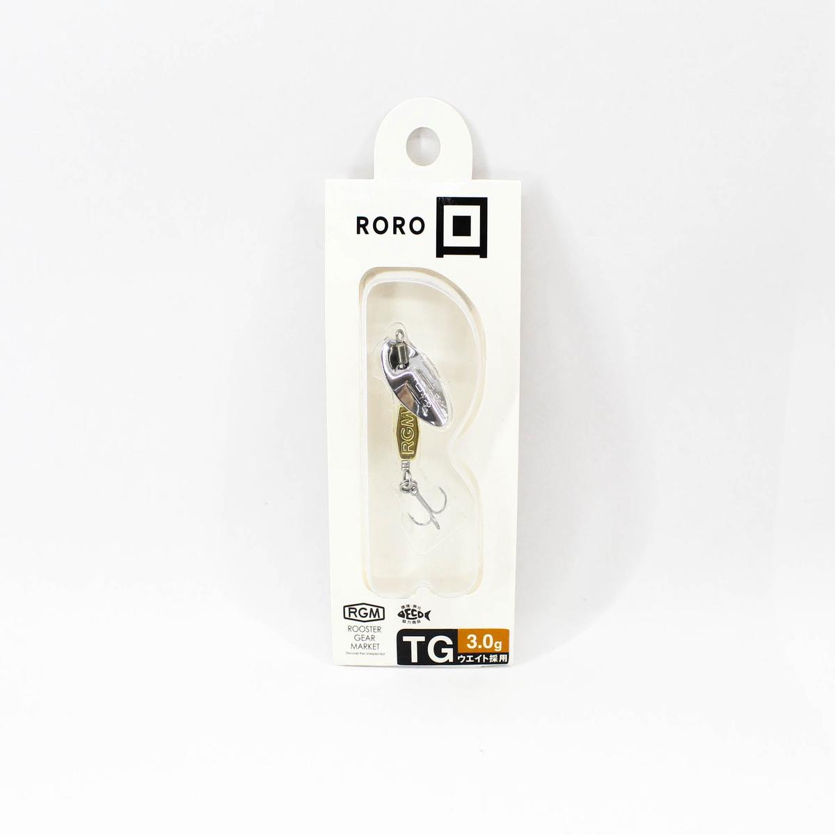 Jackall RGM Roro 3 grams Spinner Sinking Lure Silver Gold (1309)