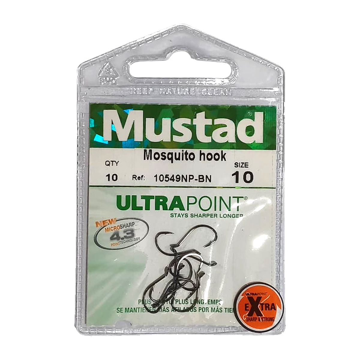 Mustad Mosquito Hooks | Size #10