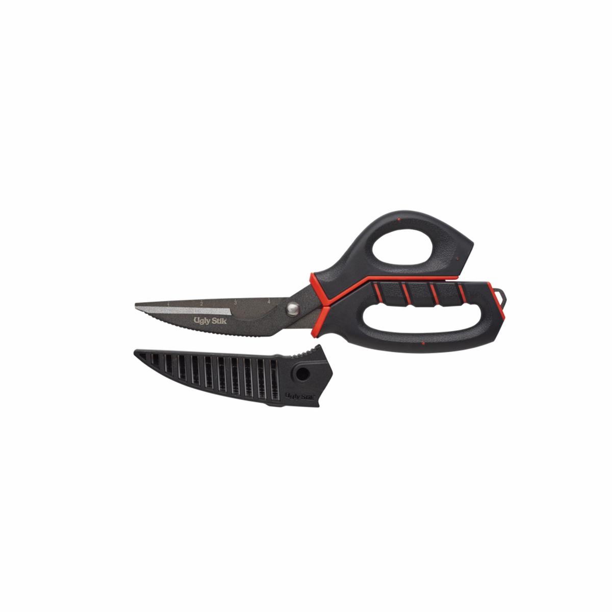 Ugly Stik 11" Marine Shears with Air-Through Sheath.