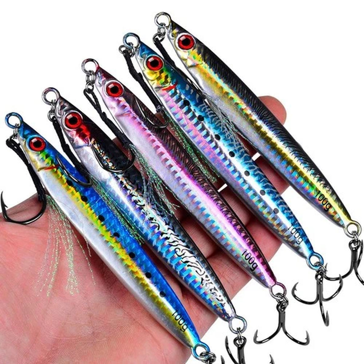 Cod Fishing Jig Lure Norway Sea Wreck Boat Lead Weight Sinkers Tackle Gear