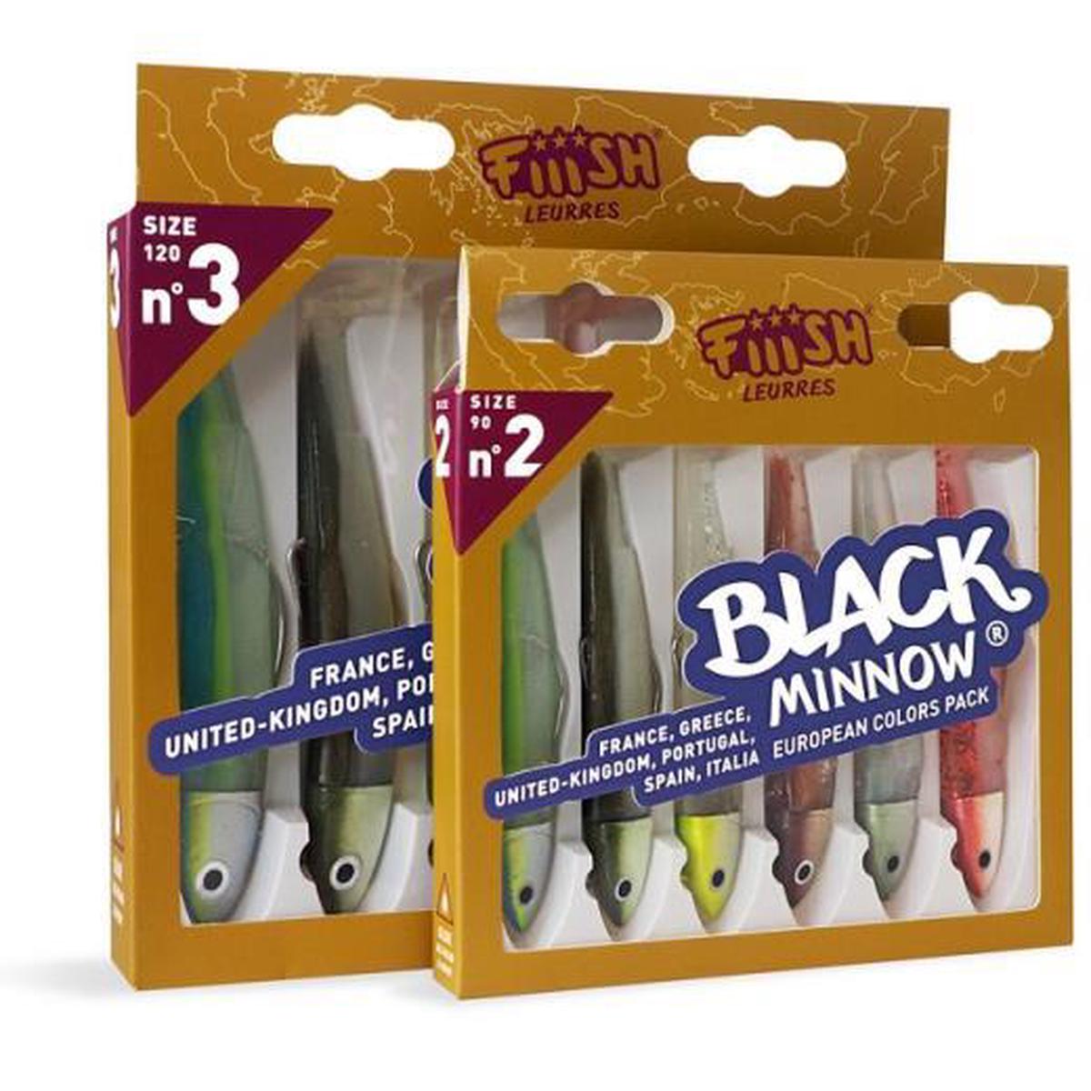 Fiiish Black Minnow European Colour Off Shore Combo Pack 90 9cm 10g