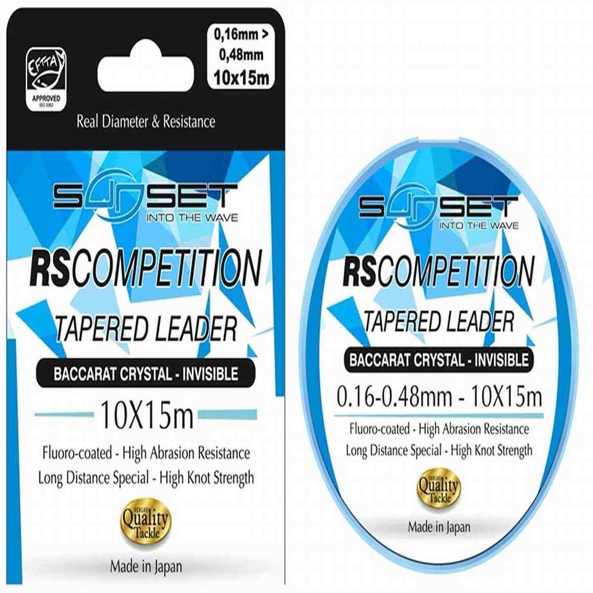 Sunset Tapered Leader RS Competition 10x15m