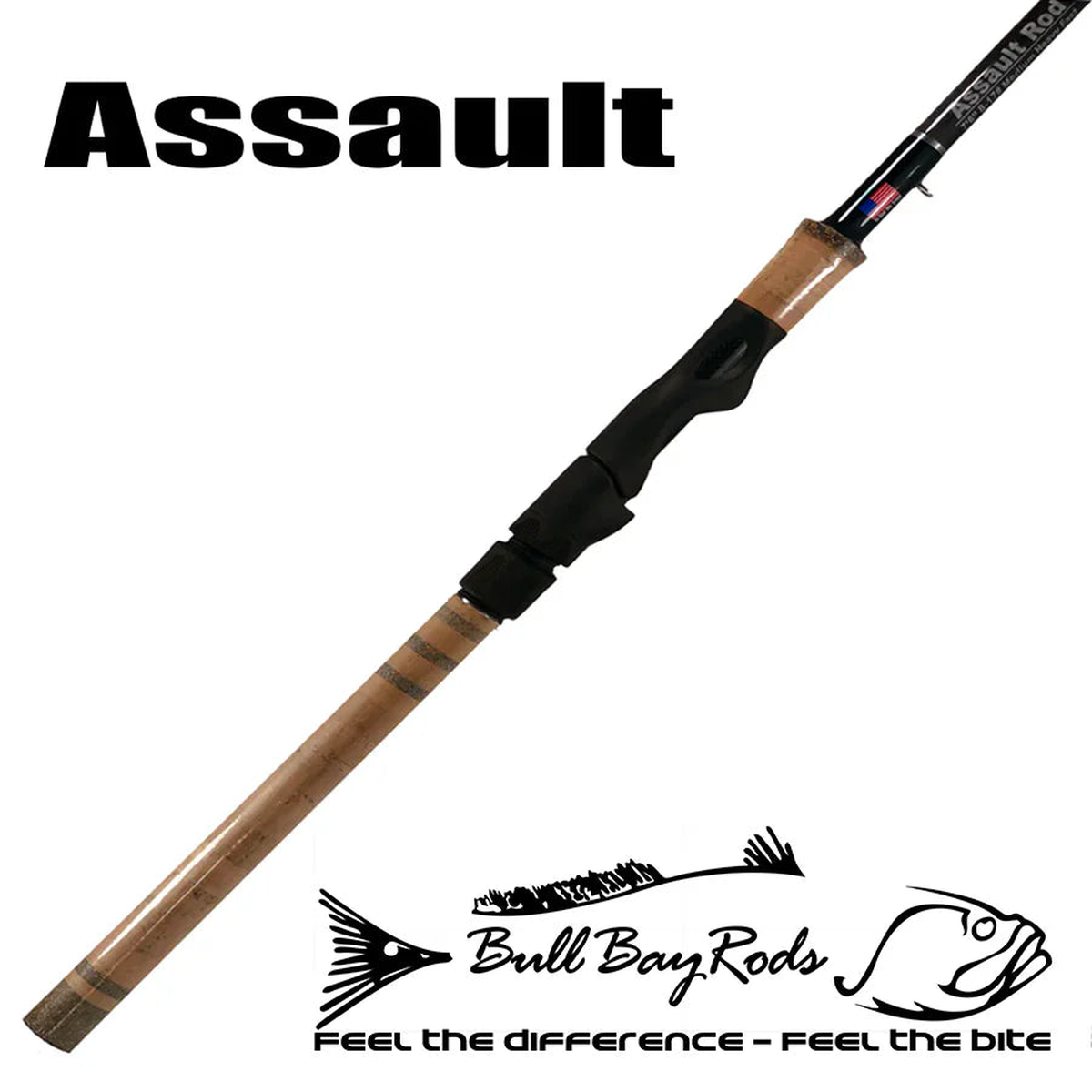 Bull Bay Rods 7' Assault Spinning Rod, 10-20lb. 1/2 - 1-1/4oz.