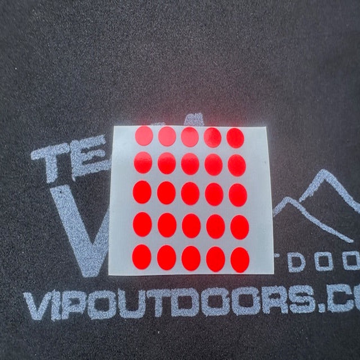 Round "Flame" Dot Stickers (25 pack)
