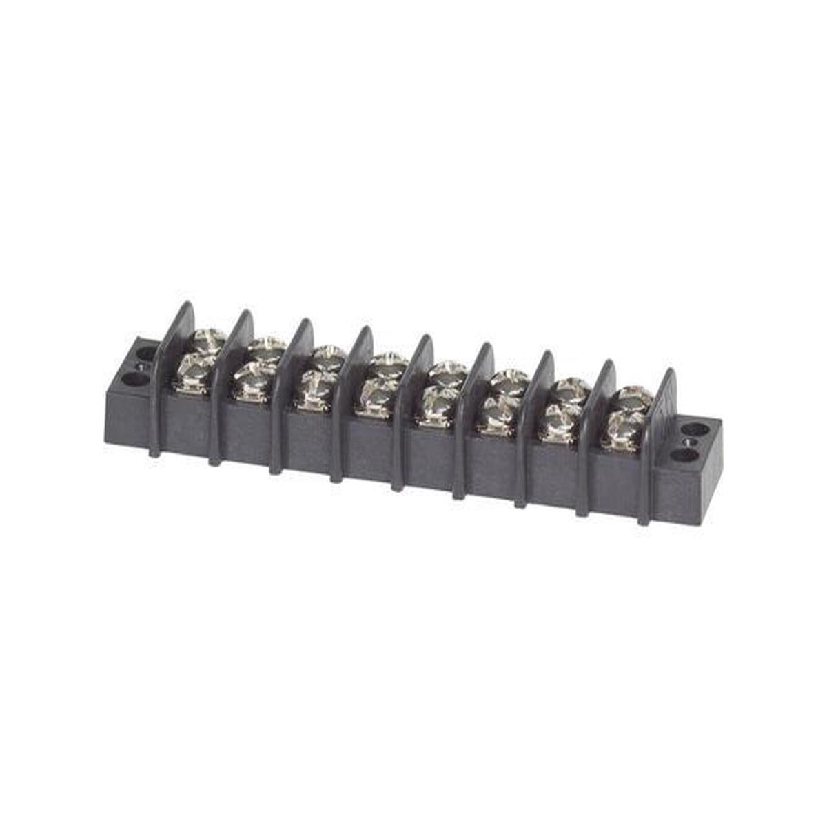 Blue Sea Ind. Terminal Black Connector 20 Amp. - 8 Circuit 2408