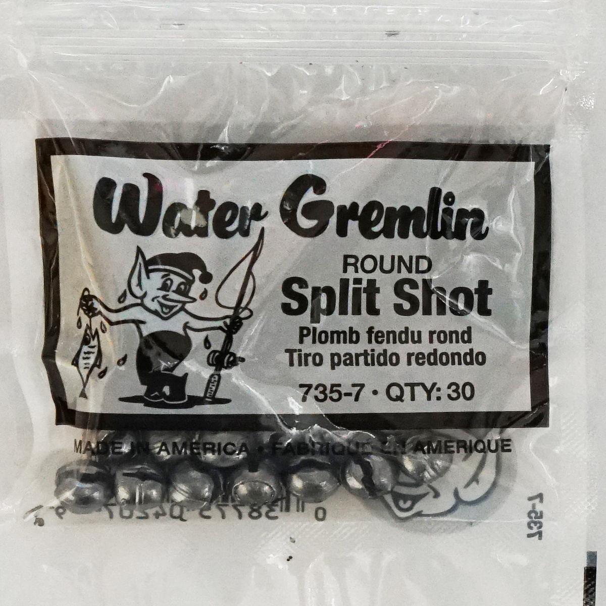 Water Gremlin Round Split Shot