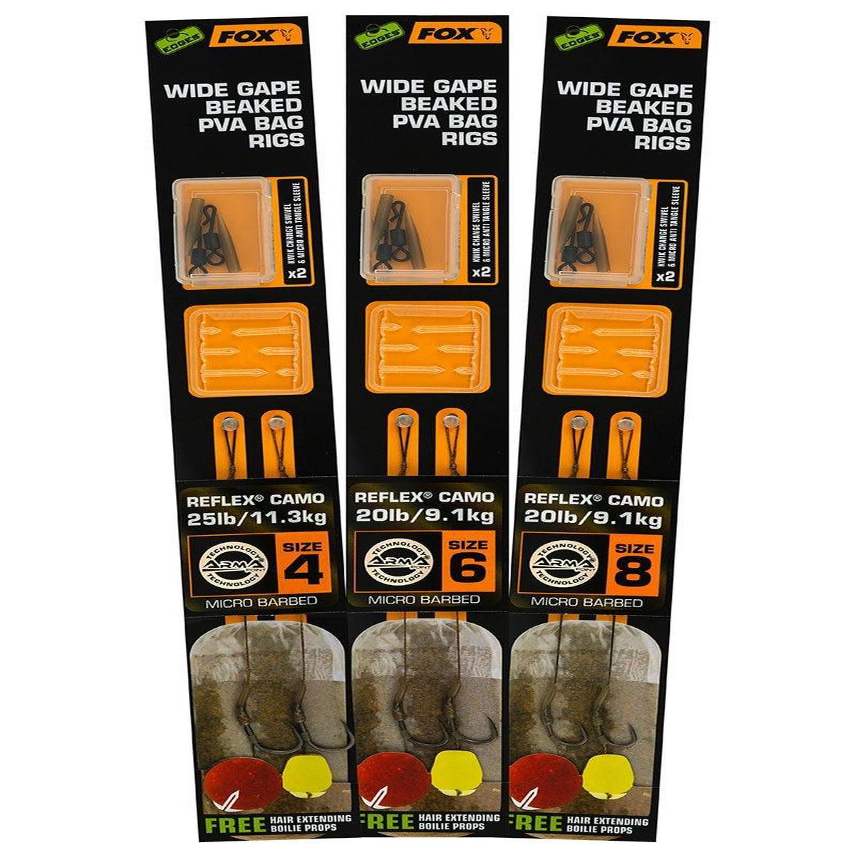 FOX EDGES WIDE GAPE BEAKED PVA BAG RIG