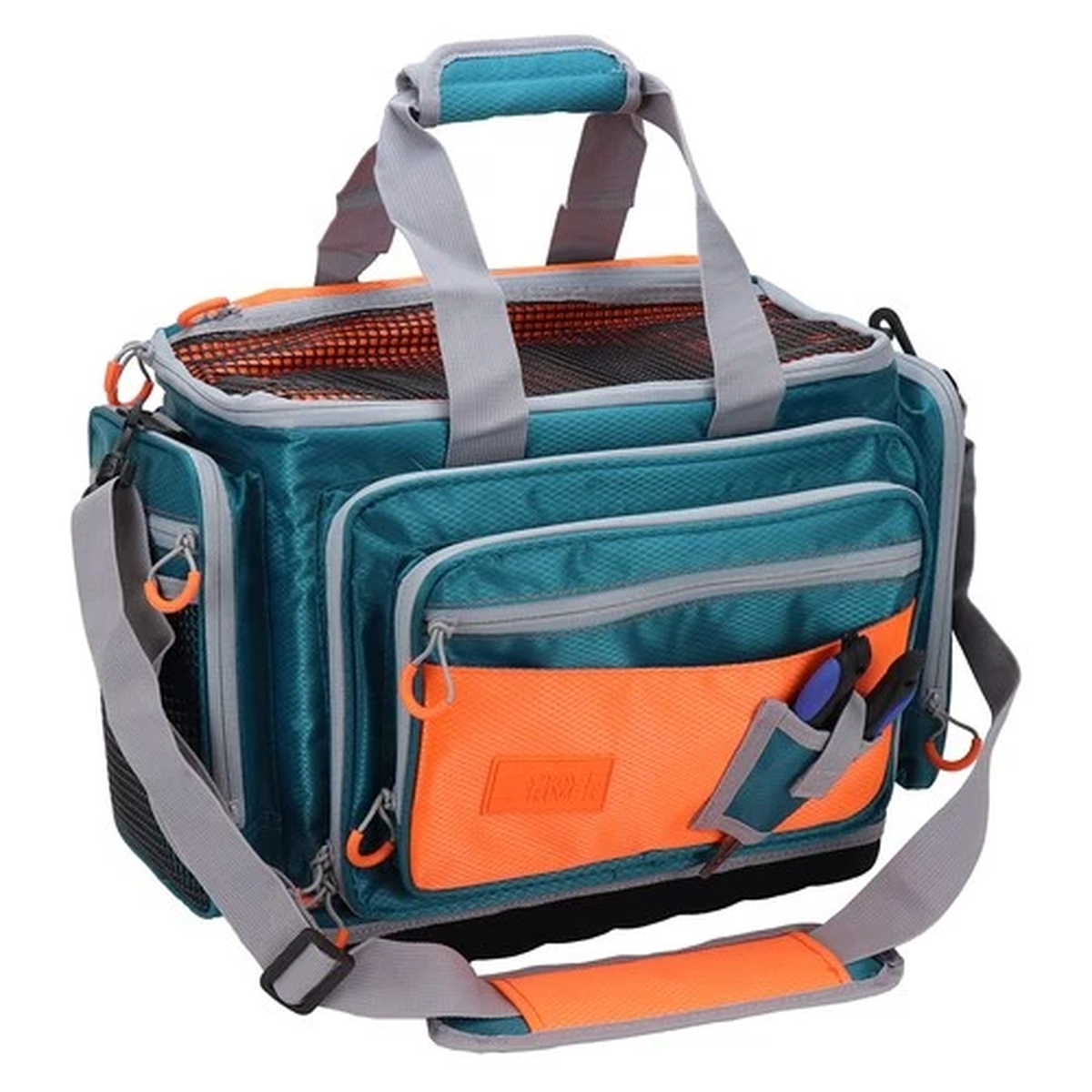 Medium Fishing Tackle Bag, Saltwater Fishing Gear Bag, Tackle Box Organizer w...