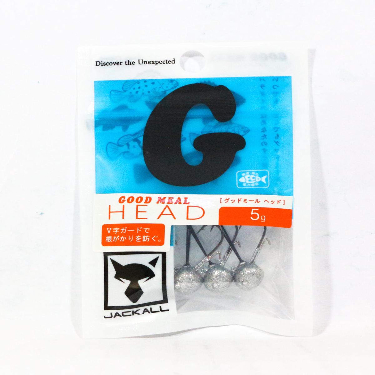 Jackall Jighead Good Meal Head 5 grams Kozakana Silver (2132)