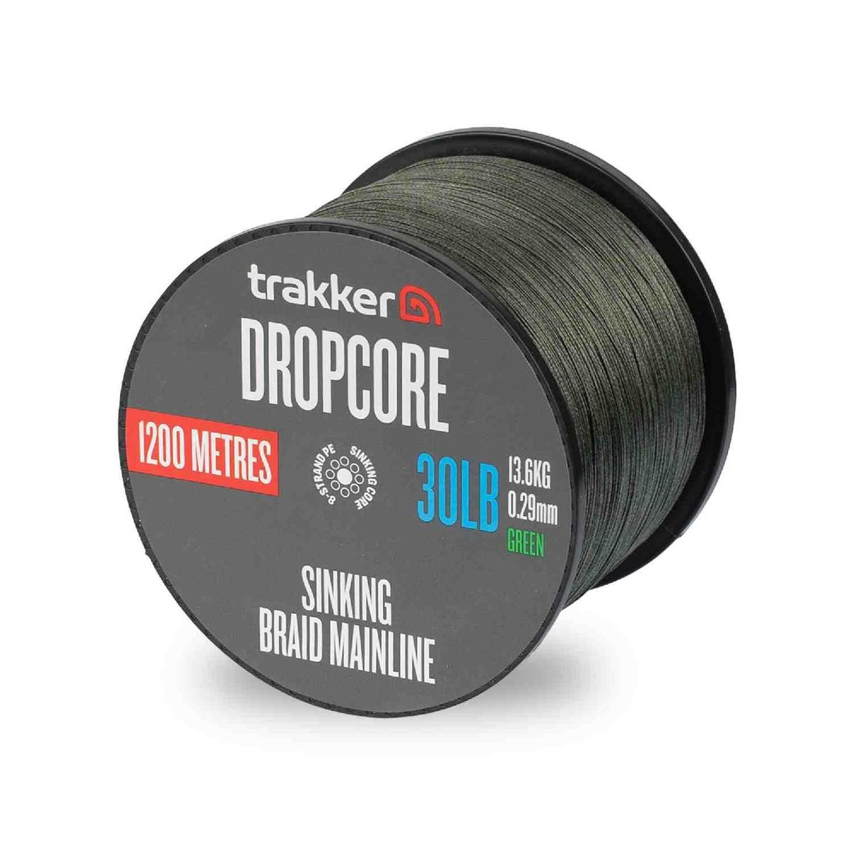 Trakker Dropcore Braid Green 1200m - 0.29mm 30lb