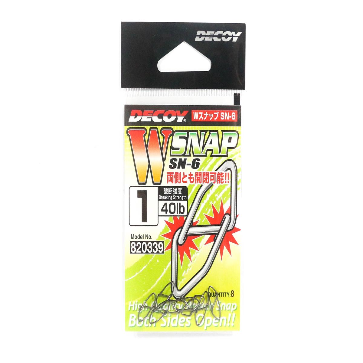 Decoy SN-6 W Snap Powerful Dual Snap Size 1 (0339)