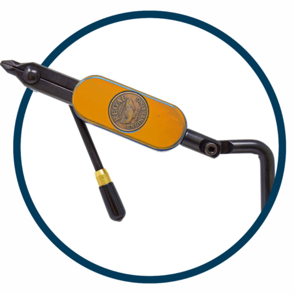 Medallion Series Head Only with Midge Jaws - Orange Ember