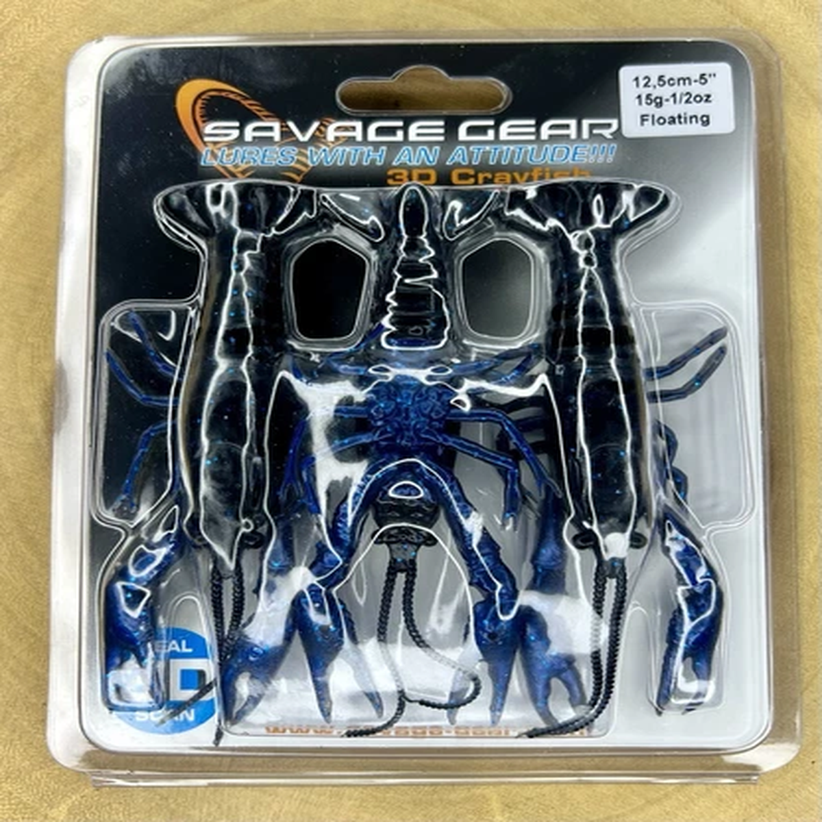 Savage Gear 3D Crawfish 5, Bass Fishing, Factory Direct! Free Shipping!
