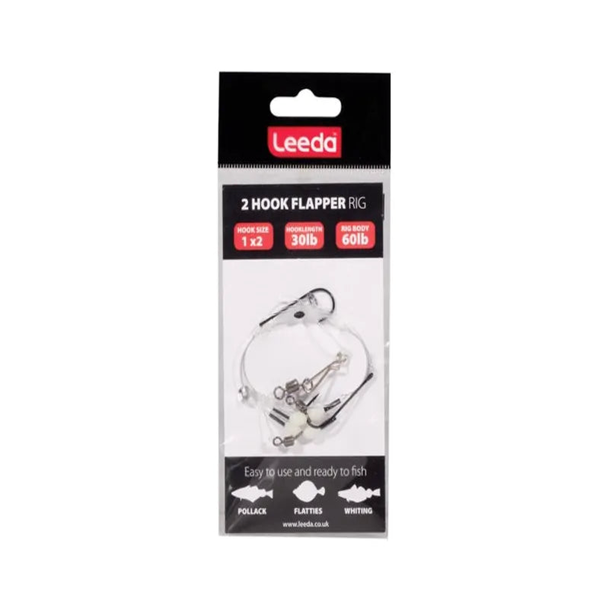 Leeda 2 Hook Flapper Rig