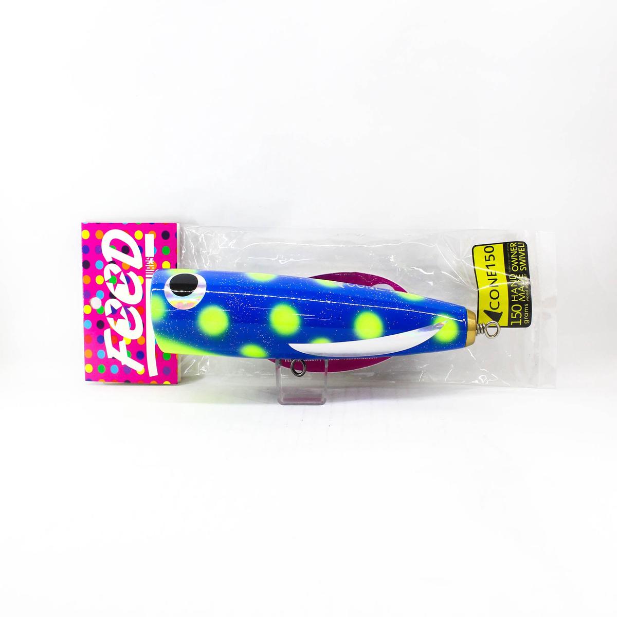 Feed Cone 150 Hand Made Wood Popper Floating Lure 150 grams 48 (7048)