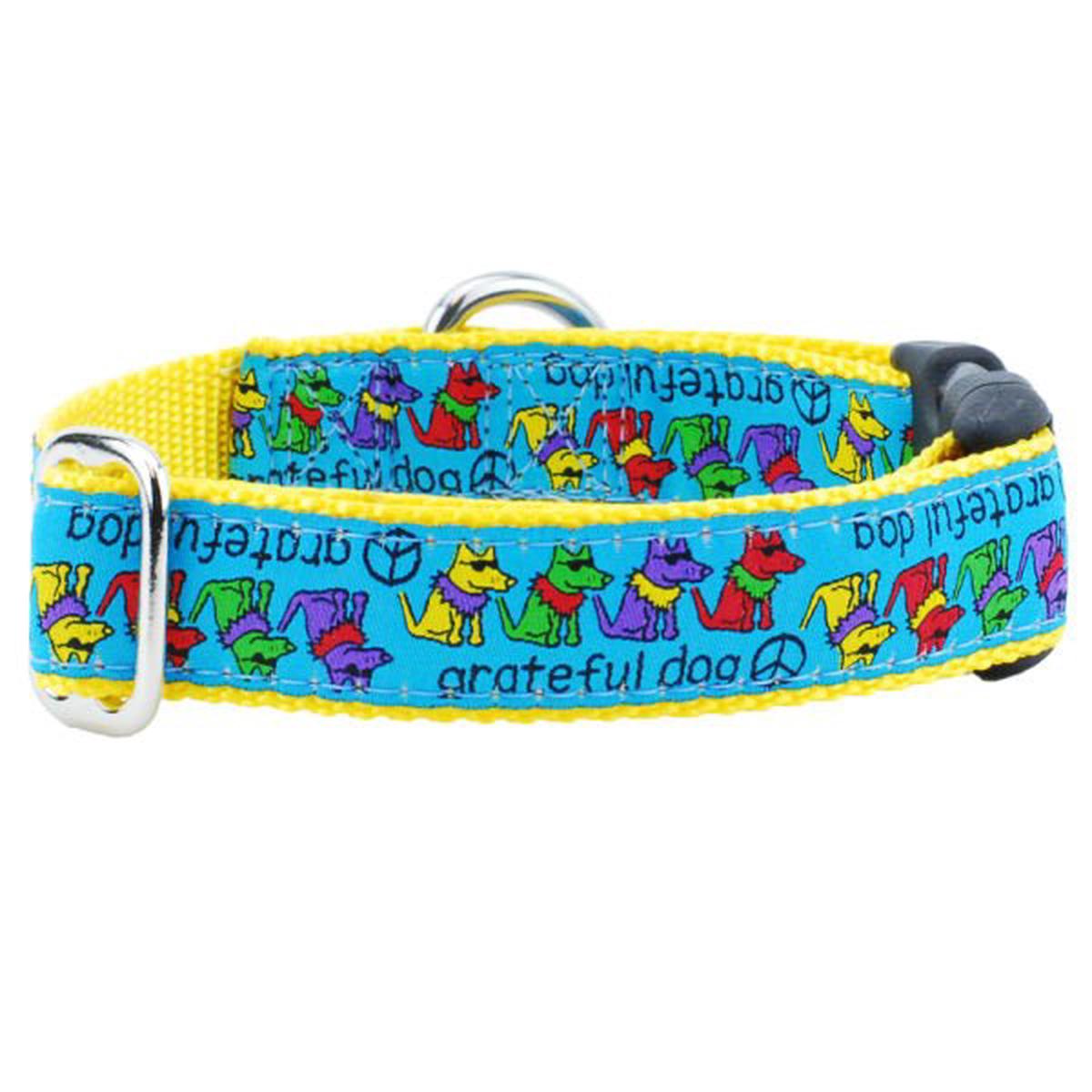 2 Hounds Design 1 Grateful Dog Teddy The Dog Essential Buckle Martingale Dog Collar