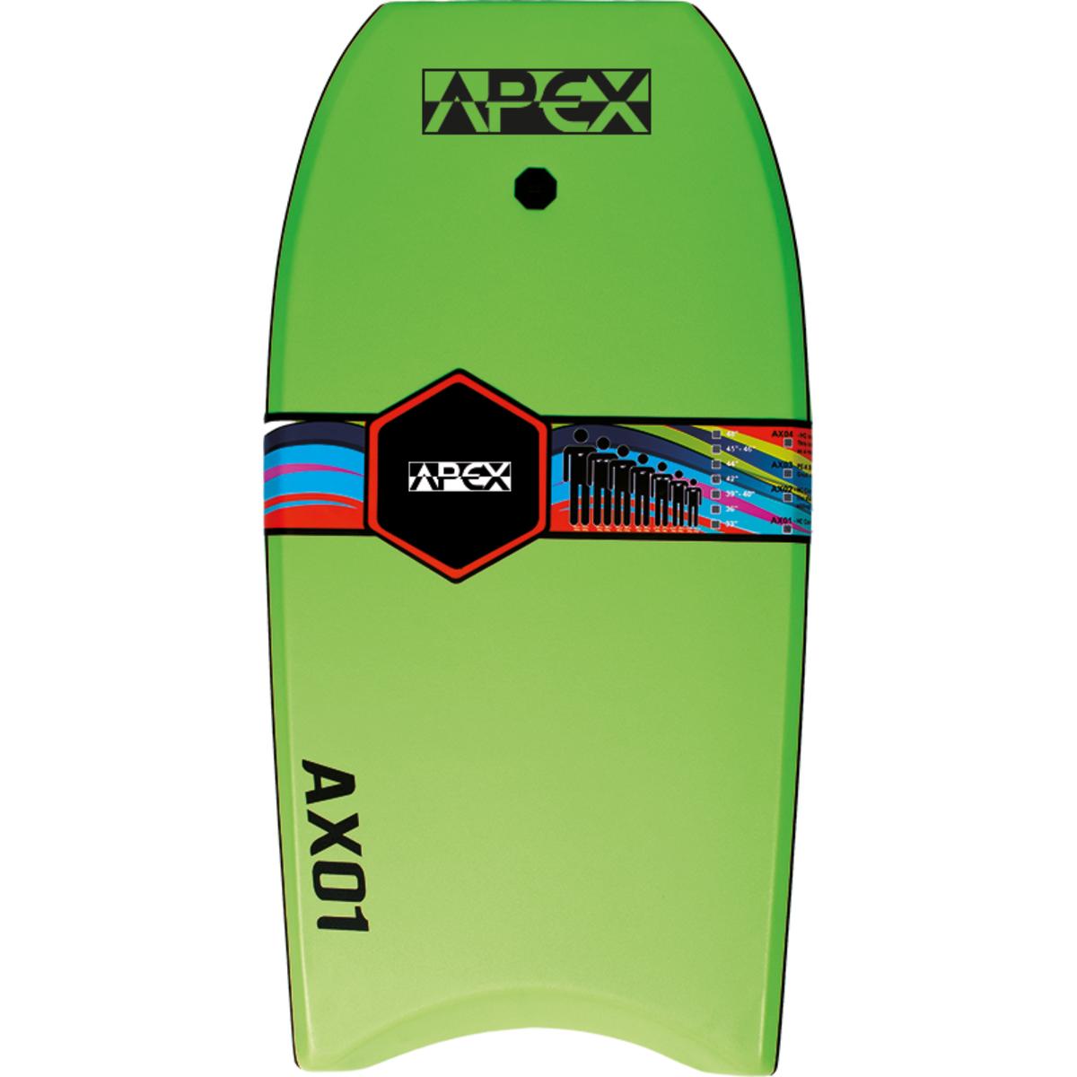 Alder 42in Apex AX01 Bodyboard (Lime/Navy)