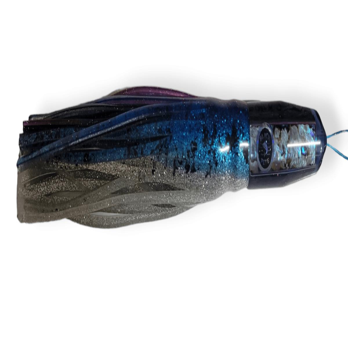 Black Pete 10" Tuna Bullet Game Skirt Blue/Silver