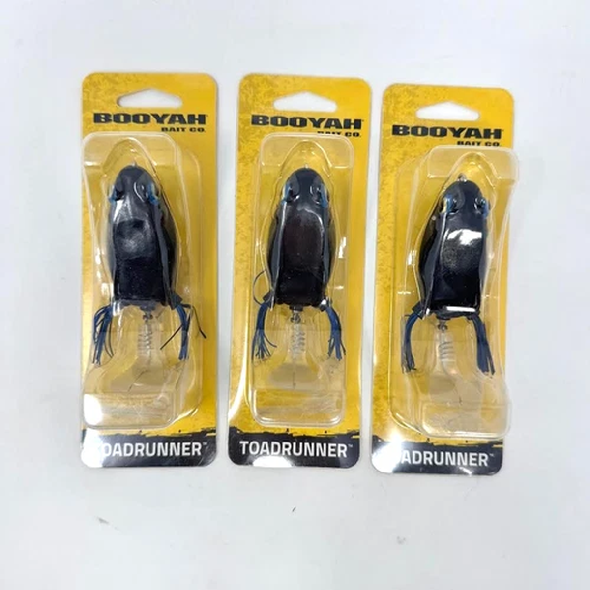 BOOYAH BAIT CO ' TOADRUNNER ' NIGHT TRAIN ' LOT OF 3 ' BYTR3910