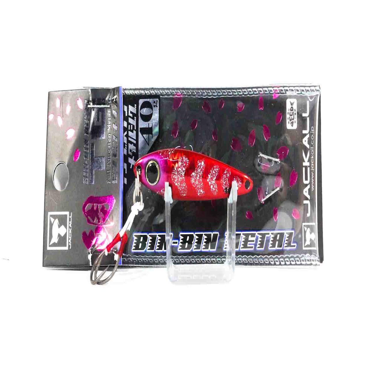 Jackall Metal Jig Bin Bin TG Tungsten 40 grams Red Ika Glow (1868)