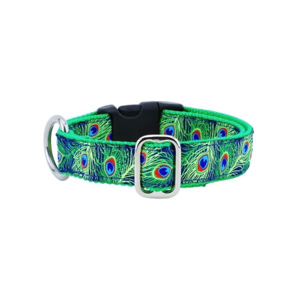 2 Hounds Design 1 Paradise Found Navy Essential Martingale Dog Collar