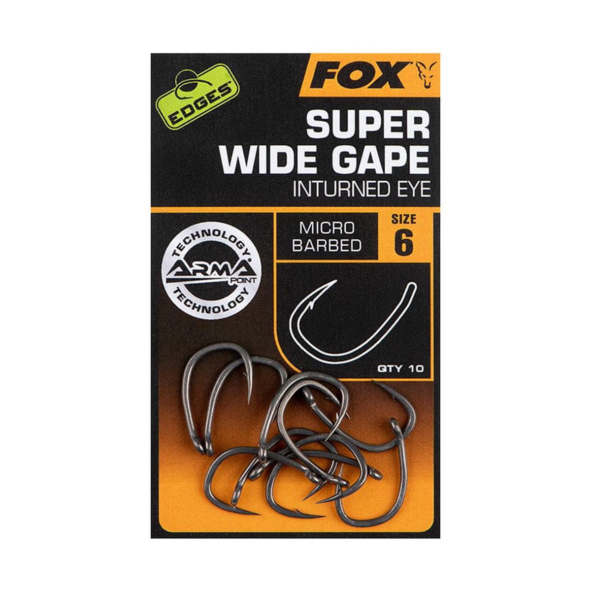 FOX Edges Super Wide Gape (In-Turned Eye)