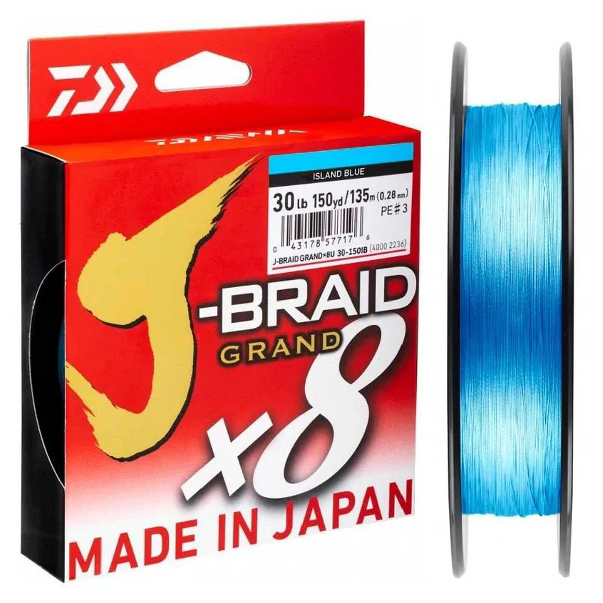 DAIWA J-Braid Grand X8E 135m Blue